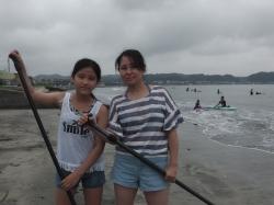 9/12 AM2 sup（サップ、スタンドアップパドル）体験スクール付きレンタル 動画　鎌倉ハイサーフ