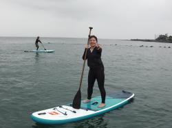 9/12 AM2 sup（サップ、スタンドアップパドル）体験スクール付きレンタル 動画　鎌倉ハイサーフ