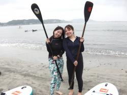 9/12 AM2 sup（サップ、スタンドアップパドル）体験スクール付きレンタル 動画　鎌倉ハイサーフ