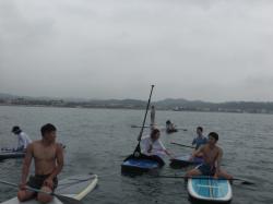 9/12 AM2 sup（サップ、スタンドアップパドル）体験スクール付きレンタル 動画　鎌倉ハイサーフ