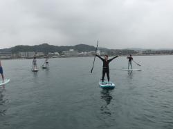 9/12 AM2 sup（サップ、スタンドアップパドル）体験スクール付きレンタル 動画　鎌倉ハイサーフ