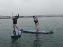 9/12PM1 sup（サップ、スタンドアップパドル）体験スクール付きレンタル 動画　鎌倉ハイサーフ