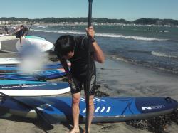 9/19 PM sup（サップ、スタンドアップパドル）体験スクール付きレンタル 動画　鎌倉ハイサーフ