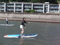 9/20 AM sup（サップ、スタンドアップパドル）体験スクール付きレンタル 動画　鎌倉ハイサーフ