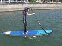 9/20 AM2 sup（サップ、スタンドアップパドル）体験スクール付きレンタル 動画　鎌倉ハイサーフ