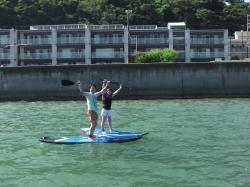 9/20 PM sup（サップ、スタンドアップパドル）体験スクール付きレンタル 動画　鎌倉ハイサーフ