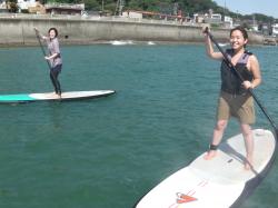 9/23 AM sup（サップ、スタンドアップパドル）体験スクール付きレンタル 動画　鎌倉ハイサーフ
