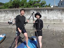 10/2 AM SUP(サップ、スタンドアップパドル)体験スクール付きレンタル  鎌倉ハイサーフ
