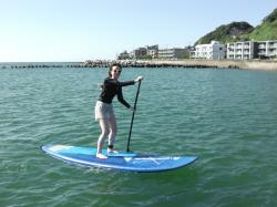10/2 AM SUP(サップ、スタンドアップパドル)体験スクール付きレンタル  鎌倉ハイサーフ