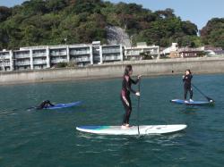 11/12 AM SUP(サップ、スタンドアップパドル)体験スクール付きレンタル  KAMAKURA HIGH SURF