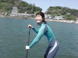 4/10 AM SUP(サップ、スタンドアップパドル)体験スクール付きレンタル 鎌倉ハイサーフ