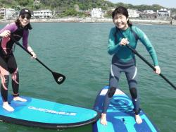 4/10 AM SUP(サップ、スタンドアップパドル)体験スクール付きレンタル 鎌倉ハイサーフ