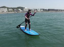 4/10 AM SUP(サップ、スタンドアップパドル)体験スクール付きレンタル 鎌倉ハイサーフ