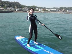 4/10 PM SUP(サップ、スタンドアップパドル)体験スクール付きレンタル 鎌倉ハイサーフ