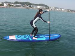 4/10 PM SUP(サップ、スタンドアップパドル)体験スクール付きレンタル 鎌倉ハイサーフ