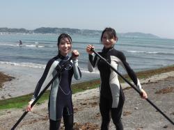 4/10 PM SUP(サップ、スタンドアップパドル)体験スクール付きレンタル 鎌倉ハイサーフ