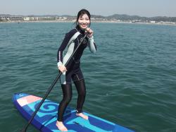 4/10 PM SUP(サップ、スタンドアップパドル)体験スクール付きレンタル 鎌倉ハイサーフ