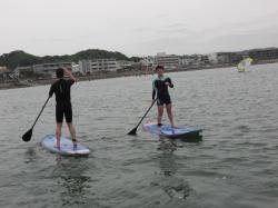 4/24 AM  SUP(サップ、スタンドアップパドル)体験スクール付きレンタル 鎌倉ハイサーフ