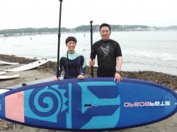 4/24 AM  SUP(サップ、スタンドアップパドル)体験スクール付きレンタル 鎌倉ハイサーフ