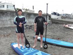 4/24 AM  SUP(サップ、スタンドアップパドル)体験スクール付きレンタル 鎌倉ハイサーフ