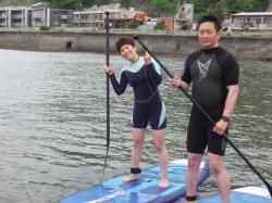 4/24 AM  SUP(サップ、スタンドアップパドル)体験スクール付きレンタル 鎌倉ハイサーフ