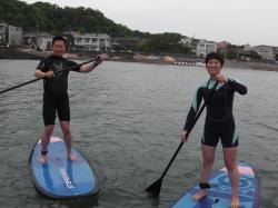 4/24 AM  SUP(サップ、スタンドアップパドル)体験スクール付きレンタル 鎌倉ハイサーフ
