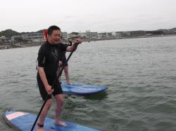 4/24 AM  SUP(サップ、スタンドアップパドル)体験スクール付きレンタル 鎌倉ハイサーフ