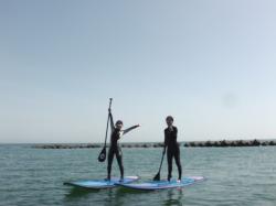 4/25 PM  SUP(サップ、スタンドアップパドル)体験スクール付きレンタル 鎌倉ハイサーフ