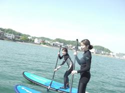 4/25 PM  SUP(サップ、スタンドアップパドル)体験スクール付きレンタル 鎌倉ハイサーフ