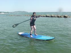 5/29 PM１ SUP(サップ、スタンドアップパドル)体験スクール付きレンタル 鎌倉ハイサーフ