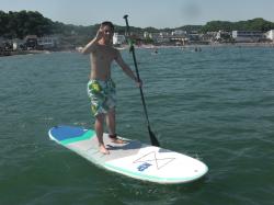 5/29 PM１ SUP(サップ、スタンドアップパドル)体験スクール付きレンタル 鎌倉ハイサーフ