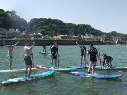 5/29 PM１ SUP(サップ、スタンドアップパドル)体験スクール付きレンタル 鎌倉ハイサーフ