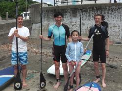 6/5 AM2 SUP(サップ、スタンドアップパドル)体験スクール付きレンタル 鎌倉ハイサーフ