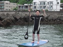 6/18 AM SUP(サップ、スタンドアップパドル)体験スクール付きレンタル  鎌倉ハイサーフ