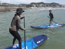 6/26 AM SUP(サップ、スタンドアップパドル)体験スクール付きレンタル  鎌倉ハイサーフ 