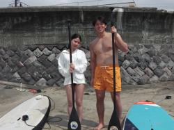 7/3 AM  SUP(サップ、スタンドアップパドル)体験スクール付きレンタル　 鎌倉ハイサーフ　