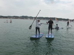 7/3 AM  SUP(サップ、スタンドアップパドル)体験スクール付きレンタル　 鎌倉ハイサーフ　