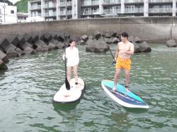 7/3 AM  SUP(サップ、スタンドアップパドル)体験スクール付きレンタル　 鎌倉ハイサーフ　