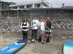 7/3 AM  SUP(サップ、スタンドアップパドル)体験スクール付きレンタル　 鎌倉ハイサーフ　