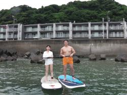 7/3 AM  SUP(サップ、スタンドアップパドル)体験スクール付きレンタル　 鎌倉ハイサーフ　