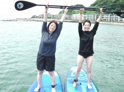 7/9 AM SUP(サップ、スタンドアップパドル)体験スクール付きレンタル 鎌倉ハイサーフ