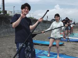 7/9 PM SUP(サップ、スタンドアップパドル)体験スクール付きレンタル  鎌倉ハイサーフ
