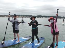 7/17 AM2 SUP(サップ、スタンドアップパドル)体験スクール付きレンタル 鎌倉ハイサーフ