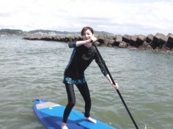 7/17 PM SUP(サップ、スタンドアップパドル)体験スクール付きレンタル  鎌倉ハイサーフ