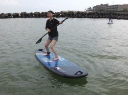 7/17 PM2 SUP(サップ、スタンドアップパドル)体験スクール付きレンタル  鎌倉ハイサーフ