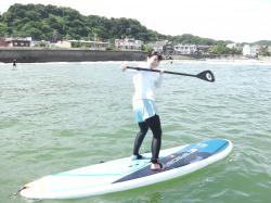 7/17 PM2 SUP(サップ、スタンドアップパドル)体験スクール付きレンタル  鎌倉ハイサーフ