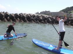7/17 PM2 SUP(サップ、スタンドアップパドル)体験スクール付きレンタル  鎌倉ハイサーフ