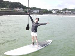 7/17 PM2 SUP(サップ、スタンドアップパドル)体験スクール付きレンタル  鎌倉ハイサーフ