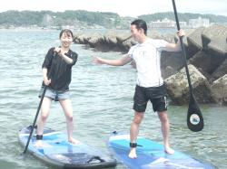 7/17 PM3 SUP(サップ、スタンドアップパドル)体験スクール付きレンタル  鎌倉ハイサーフ