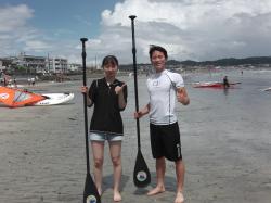 7/17 PM3 SUP(サップ、スタンドアップパドル)体験スクール付きレンタル  鎌倉ハイサーフ